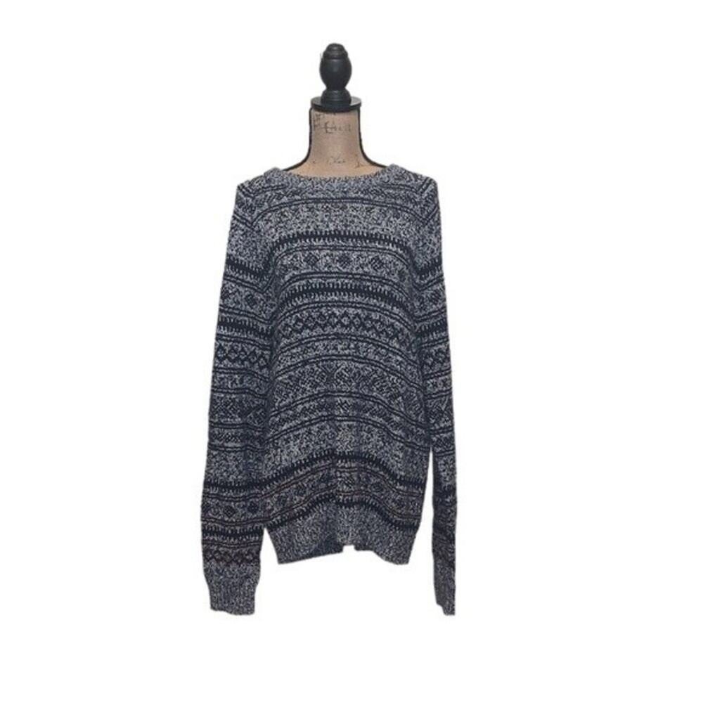 Haggar‎ Clothing Knit Sweater Grandpa Cosby Size XL